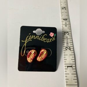 Jennibeans sandal earrings from Hawaii